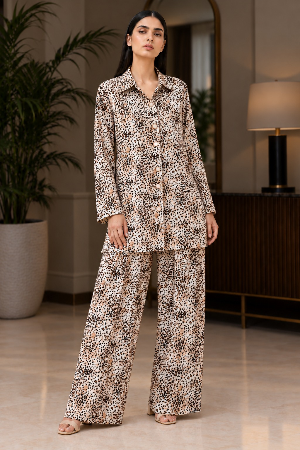 Printed casual co-ord by BJ by Nasrin Abubakar