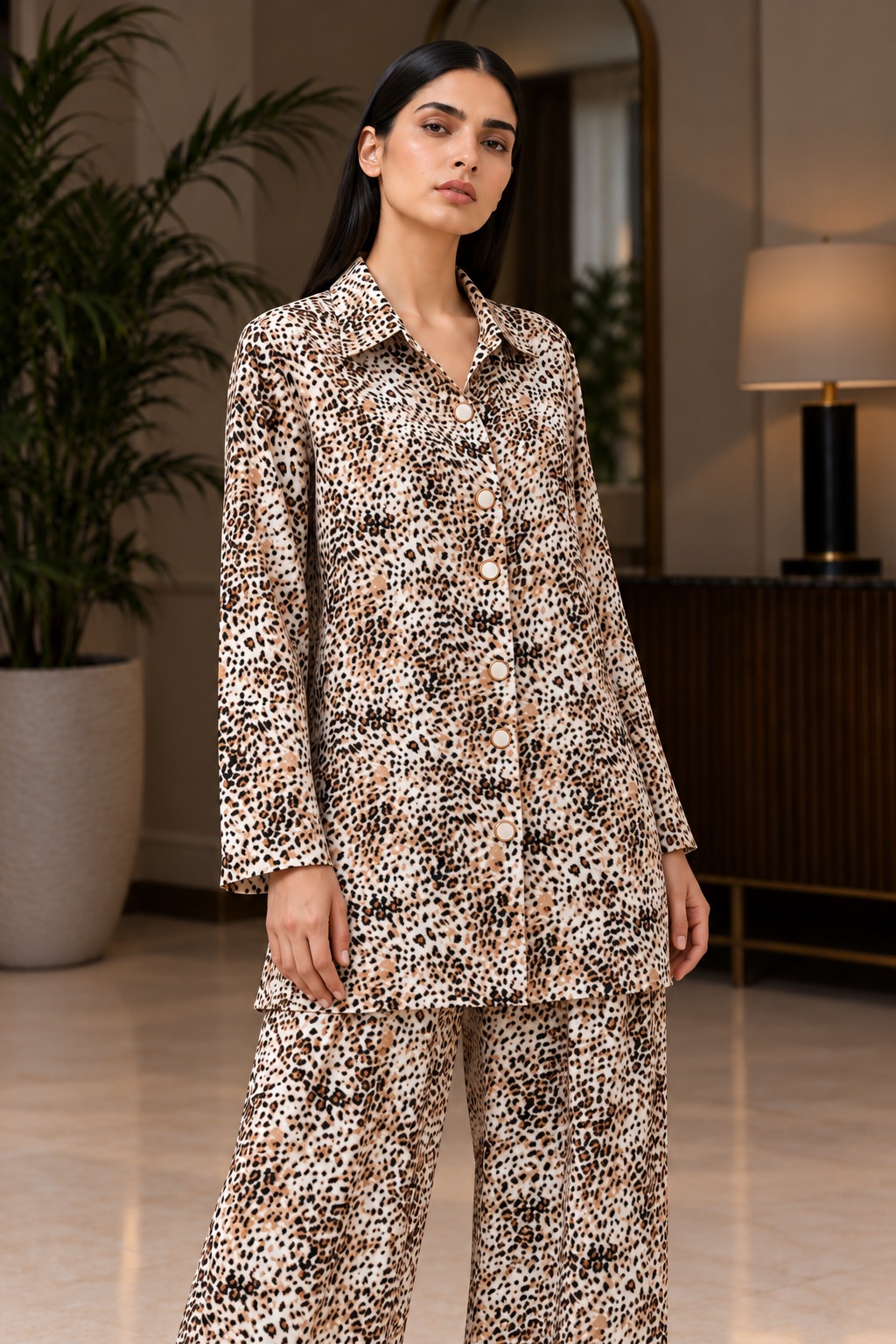 Printed casual co-ord by BJ by Nasrin Abubakar